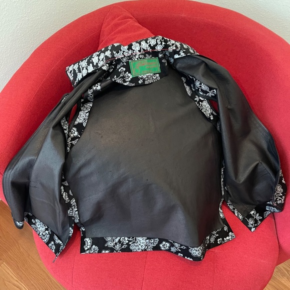 Vintage New York Grownbeans Leather Vest - Picture 5 of 5